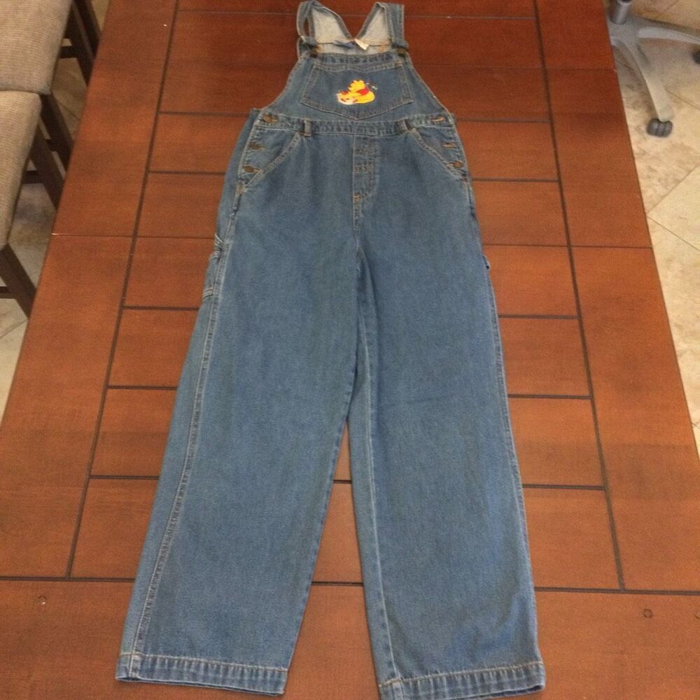 Vintage Winnie the Pooh bib overalls 90s women’s small 100% cotton